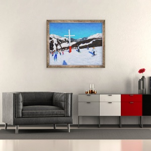 Tablou inramat - Andrew Macara - Crucea, Morzine, Franta, 50 x 60 cm - Img 2