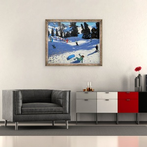 Tablou inramat - Andrew Macara - Sanie Albastra, 50 x 60 cm - Img 2