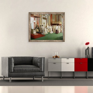Tablou inramat - Anonymous - Leon XIII, 50 x 60 cm - Img 2