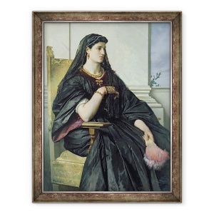 Tablou inramat - Anselm Feuerbach - Bianca Capello, 70 x 90 cm