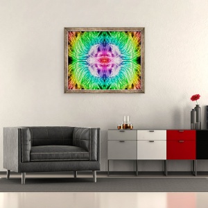 Tablou inramat - Ant Smith - Planta Rainbowed, 50 x 60 cm - Img 2