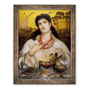 Tablou inramat - Anthony Frederick Augustus Sandys - Medea, 70 x 90 cm