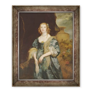 Tablou inramat - Anthony van Dyck - Anne Carr, contesa de Bedford, 50 x 60 cm