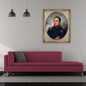 Tablou inramat - Antoine Charles Horace Vernet - Portretul lui Napoleon I 1769-1821, 50 x 60 cm - Img 2