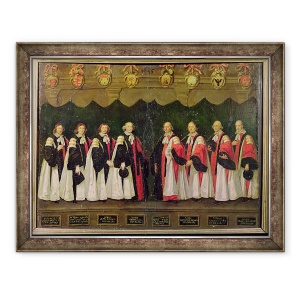 Tablou inramat - Antoine Durand - Aldermen din 1644-45, 60 x 80 cm