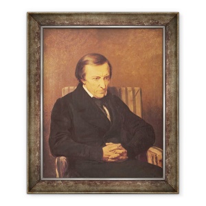 Tablou inramat - Ary Scheffer - Felicite Robert de Lamennais, 70 x 85 cm
