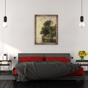 Tablou inramat - Ascan Lutteroth - Isola Bella, 60 x 80 cm - Img 3
