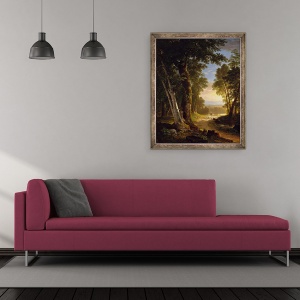 Tablou inramat - Asher Brown Durand - Fecii, 50 x 60 cm - Img 2