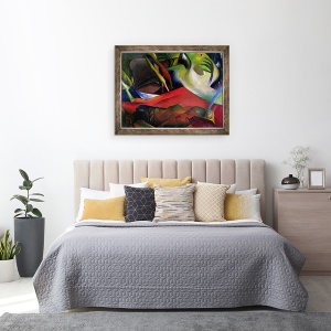 Tablou inramat - August Macke - Furtuna, 60 x 80 cm - Img 3