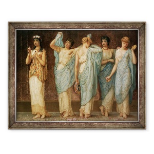 Tablou inramat - Augustus Jules Bouvier - Gata pentru dans, 60 x 80 cm