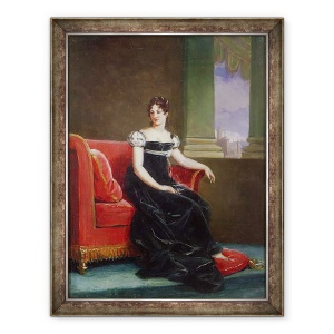 Tablou inramat - Baron Gerard, Francois Pascal Simon - Desiree Clary 1777-1860 Regina Suediei, 60 x 80 cm