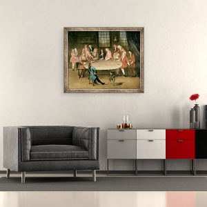 Tablou inramat - Benjamin Ferrers - Gamblers, 50 x 60 cm - Img 2