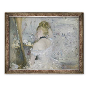 Tablou inramat - Berthe Morisot - Femeie la toaleta ei, 60 x 80 cm