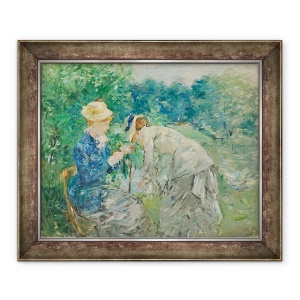 Tablou inramat - Berthe Morisot - in Bois de Boulogne, 50 x 60 cm