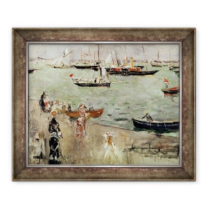 Tablou inramat - Berthe Morisot - Insula Wight, 50 x 60 cm