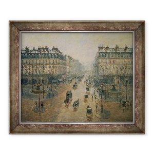 Tablou inramat - Camille Pissarro - Avenue de LOpera, Paris, 70 x 85 cm