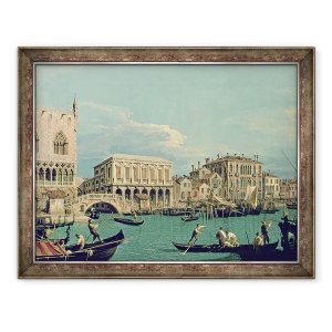 Tablou inramat - Canaletto - Podul Suspinelor, 70 x 90 cm