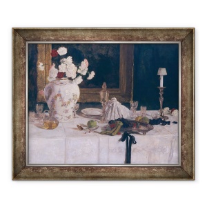 Tablou inramat - Carl Albrecht - Masa laterala, 50 x 60 cm
