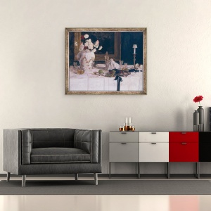 Tablou inramat - Carl Albrecht - Masa laterala, 50 x 60 cm - Img 2