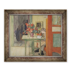Tablou inramat - Carl Larsson - Lisbeth Citire, 70 x 85 cm