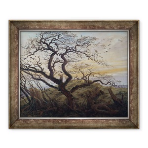 Tablou inramat - Caspar David Friedrich - Copacul Ciorilor, 70 x 85 cm