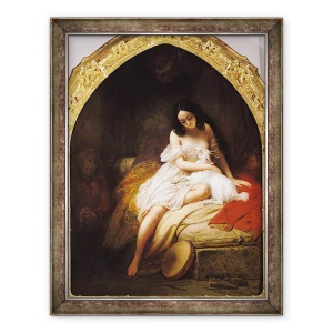 Tablou inramat - Charles Auguste Steuben - Esmeralda, 60 x 80 cm