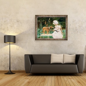 Tablou inramat - Charles Henry Tenre - Introduceri, 60 x 80 cm - Img 2
