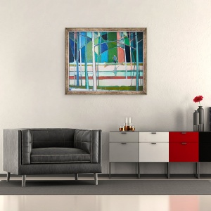Tablou inramat - Charlotte Evans - padure inundata, 50 x 60 cm - Img 2