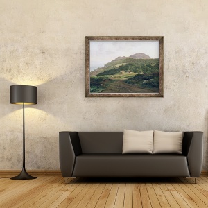 Tablou inramat - Christian Ernst Bernhard Morgenstern - Pe coasta suedeza, 60 x 80 cm - Img 3