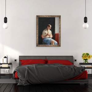 Tablou inramat - Christoffer-Wilhelm Eckersberg - Modelul, 60 x 80 cm - Img 3