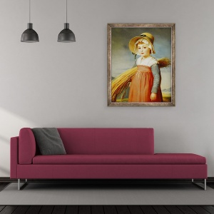 Tablou inramat - Christophe-Thomas Degeorge - Micutul culegator, 50 x 60 cm - Img 2