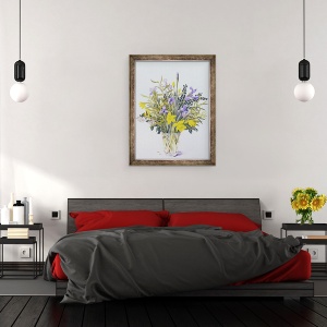 Tablou inramat - Christopher Ryland - Flori de primavara, 70 x 90 cm - Img 3