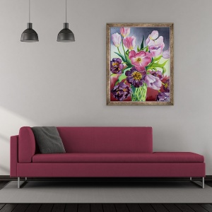Tablou inramat - Christopher Ryland - Lalele II, 50 x 60 cm - Img 2