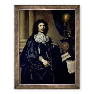 Tablou inramat - Claude Lefebvre - Portretul lui Jean-Baptiste Colbert de Torcy 1619-83 1666, 60 x 80 cm