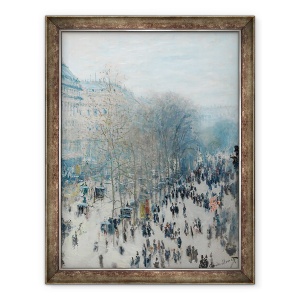 Tablou inramat - Claude Monet - Boulevard des Capucines, 70 x 90 cm