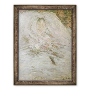 Tablou inramat - Claude Monet - Camille Monet 1847-79 pe patul de moarte, 70 x 90 cm