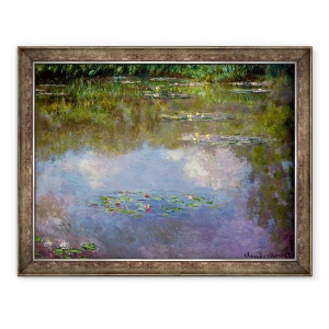 Tablou inramat - Claude Monet - Nuferi, norul, 70 x 90 cm
