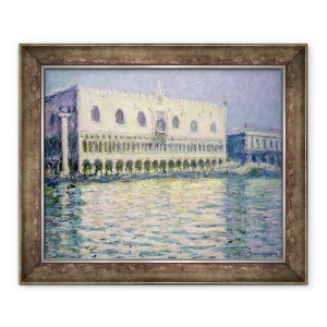 Tablou inramat - Claude Monet - Palatul Ducal, Venetia, 70 x 85 cm