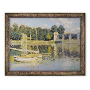 Tablou inramat - Claude Monet - Podul de la Argenteuil II, 60 x 80 cm
