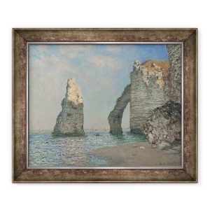 Tablou inramat - Claude Monet - Stancile de la Etretat I, 70 x 85 cm