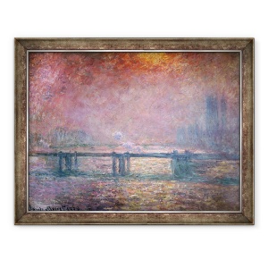 Tablou inramat - Claude Monet - Tamisa la Charing Cross, 60 x 80 cm