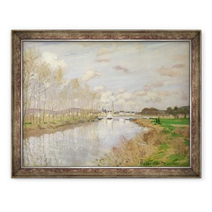 Tablou inramat - Claude Monet - Yacht la Argenteuil, 70 x 90 cm