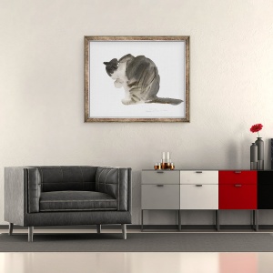 Tablou inramat - Claudia Hutchins-Puechavy - Pisica I, 50 x 60 cm - Img 2