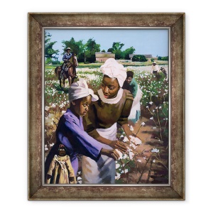 Tablou inramat - Colin Bootman - Culegatori de bumbac, 70 x 85 cm