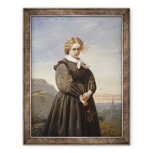 Tablou inramat - Constant Mayer - Melancolia dragostei II, 60 x 80 cm