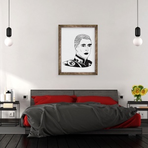 Tablou inramat - Daisy de Villeneuve - Edward al 8-lea, 70 x 90 cm - Img 3