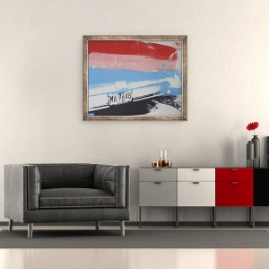 Tablou inramat - David Studwell - Aripa multicolor, 50 x 60 cm - Img 2