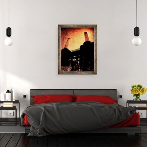 Tablou inramat - David Studwell - Centrala electrica Battersea, 60 x 80 cm - Img 3