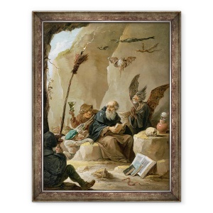 Tablou inramat - David Teniers the Younger - Tentatia Sfantului Anton I, 60 x 80 cm