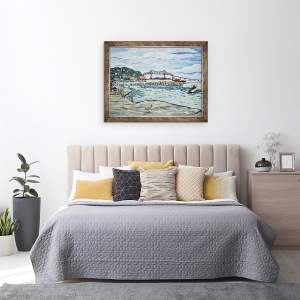 Tablou inramat - Deborah Eve Alastra - Astoria Heron, 70 x 90 cm - Img 3
